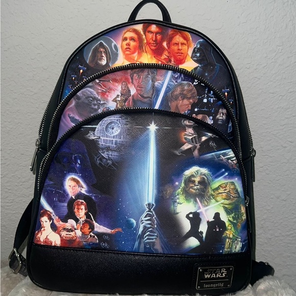 Disney Loungefly Star Wars Multicolor Backpack
